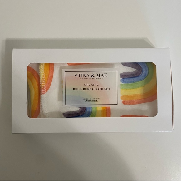 Bib & burp cloth set - Picture 3 of 3